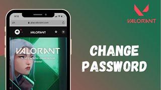 How to Change Valorant Account Password | Riot Games