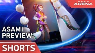 ‍️Asami BROKE INTO the Fortune Vault! | New Legendary Beam Pilot | Mech Arena Teaser | #Shorts