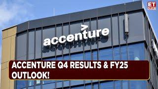 Accenture Q4 Sees New Bookings Of $20.1 Bn | What's FY25 Revenue Outlook? Q4 Earnings | ET Now