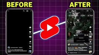 Solving youtube shorts black screen problem || Youtube shorts black screen problem