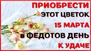 15 марта народный праздник ФЕДОТОВ ДЕНЬ. Что запрещено. Традиции и приметы.