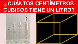 Cuantos centimetros cubicos tiene un litro