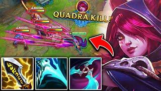 This is what happens when Xayah scales to late game... (SHE MELTS EVERYONE)