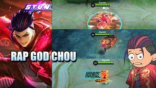 THE RAPPER CHOU IS HERE! - CHOU'S STUN SKIN WITH EXCLUSIVE VOICE LINES - MOBILE LEGENDS