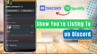 Show You're Listening To Spotify On Discord From Phone (2022)