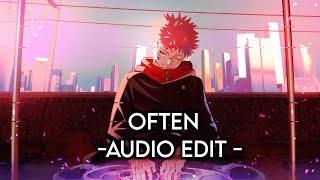 often (kygo remix) - the weeknd [edit audio] | often audio edit | often slowed reverb#phonkplaylist