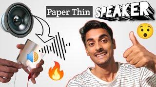 Paper Thin Speaker 