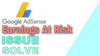 Adsense earning at risk problem solve || ads.txt