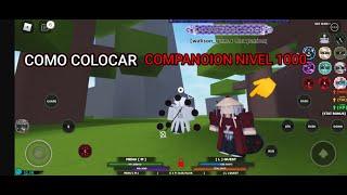 COMO UPAR COMPANION E UPAR RAPIDO NO INICIO(Roblox shindo life)