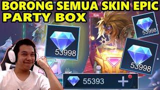 DAPAT 53000 DIAMOND DARI MOONTON ! LANGSUNG BAKAR SEMUA DIAMOND NYA DI PARTY BOX - MOBILE LEGENDS