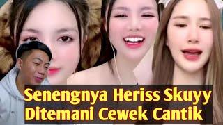 SENENGNYA HERISS DITEMANI CEWEK CANTIK || heriss skuyy || prank viral | live