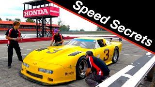 Racing driver's car speed secrets