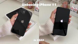 unboxing iPhone 11 (black, 64gb)  | minimal phone cases, camera test, sound test | Thailand