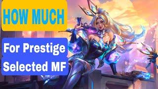 HOW MUCH TO SPEND FOR PRESTIGE SELECTED BATTLE BUNNY MISS FORTUNE --- Wild Rift Seasons 15