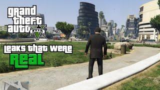 GTA 5 Leaks That Ended Up Being Real