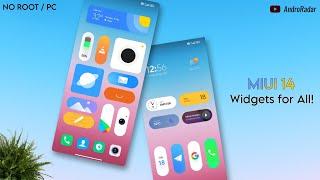 Exclusive MiUI 14 Widgets for any Android device! 