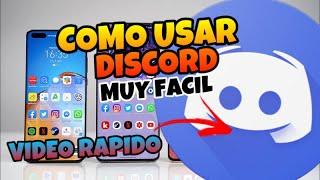  Como se UTILIZA DISCORD en CELULAR 2023 