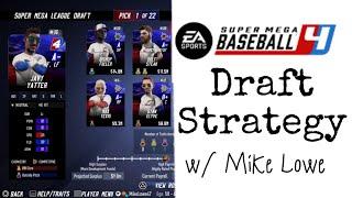 Super Mega Baseball 4 Shuffle Draft Strategy w/ Mike Lowe