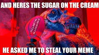 And Here’s the sugar on the cream (but its Jurassic World) FUNNY ANIMATION