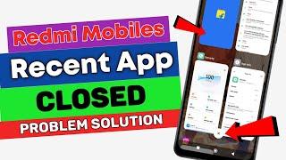 How to Run Background Apps in Redmi Phones | Auto close Apps problem Solve | Accessibility Problem