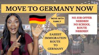GREAT NEWS ! MOVE TO GERMANY BY JUNE 2024. EASIEST ROUTE TO GERMANY  (THE OPPORTUNITY CARD VISA)