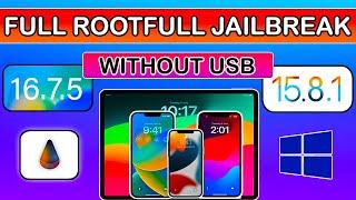 Full Rootfull Jailbreak on iOS 16.7.7/15.8.2| Install PaleRa1n Jailbreak Windows Without USB WinRa1n