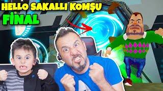 HELLO SAKALLI KOMŞU FİNAL BÖLÜM! GİZLİ PORTALI BULDUK! | DARK RIDDLE OYNUYORUZ!