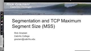 Segmentation and TCP Maximum Segment Size