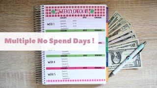 Weekly Spending Tracker | erikalifevlogs