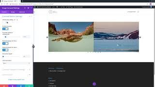 How to use the divi image carousel module