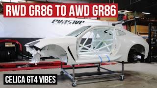 AWD GR86 "GT4", by Evasive Motorsports (Update 2: Fab Work, Paint) Toyota's 2024 SEMA project!