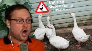 ГУСЬ ПОРТИТ ЖИЗНЬ ЛЮДЯМ В ИГРЕ №1 Untitled Goose Game (СМЕШНЫЕ МОМЕНТЫ, НАРЕЗКА, ЛУЧШЕЕ)