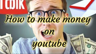 How to make money on youtube with a few easy steps!