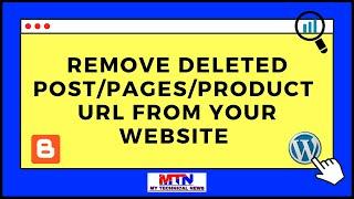 How To Remove Deleted Post/Pages Links From Your Website | Google Search Console | Remove post URL.