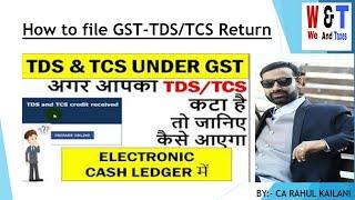 How to file GST-TDS/TCS Return on GST Portal | gst TDS/TCS return kaise file kare (GSTR-7) -