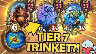 I got the BEST TIER 7 CARDS! | Hearthstone Battlegrounds