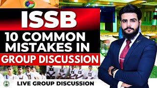  Mistakes in ISSB GROUP DISCUSSION | Demo With Explanation