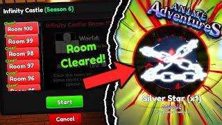 I Defeated EVERY Infinity Castle ROOM 100 Season 6 In Anime Adventures Update 12! Roblox