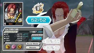 Boost 3 (52/52) Kamusari Shanks Divine Departure Gameplay (Counter Roger) One Piece Bounty Rush OPBR