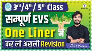 KVS की संपूर्ण EVS | Complete EVS NCERT | एक वीडियो मे पूरा पर्यावरण अध्ययन By Rohit Vaidwan Sir