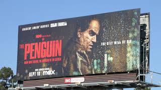 The Penguin Colin Farrell Billboard Sunset Blvd Los Angeles California USA August 31, 2024