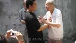 Bagua qi projection (94 years old master)