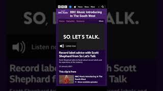 Scott Shephard interview on BBC Radio Devon with Sarah Gosling