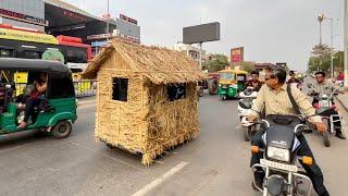चलता फिरता घर On Road || House Car On Road || Jhopdiwali Tarzan- The Wonder car ||Creative Science