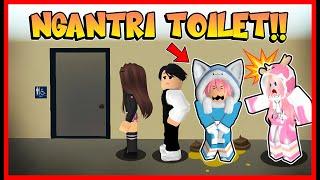 ANTRI TOILET TERPANJANG !! ATUN STRESS SAMPE PIPIS DI CELANA DAN POOP !! Feat @sapipurba Roblox