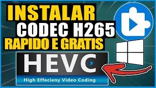 COMO INSTALAR EXTENSÃO DE VIDEO CODEC H265 GRÁTIS - (HEVC) COMPUTADOR WINDOWS 10 ou 11