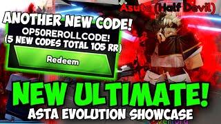 [Another OP CODE!] New Ultimate ASTA EVO Does INSANE HYBRID DAMAGE! | Anime Last Stand