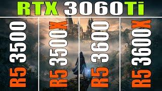 RYZEN 5 3500 vs RYZEN 5 3500X vs RYZEN 5 3600 vs RYZEN 5 3600X || PC GAMES TEST ||