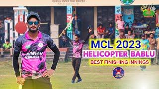 MCL 5 Semifinal | Helicopter Bablu Batting | Legacy Cricket