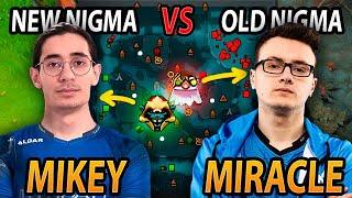 When MIRACLE meets NEW NIGMA's midlane MIKEY — Sniper vs Huskar